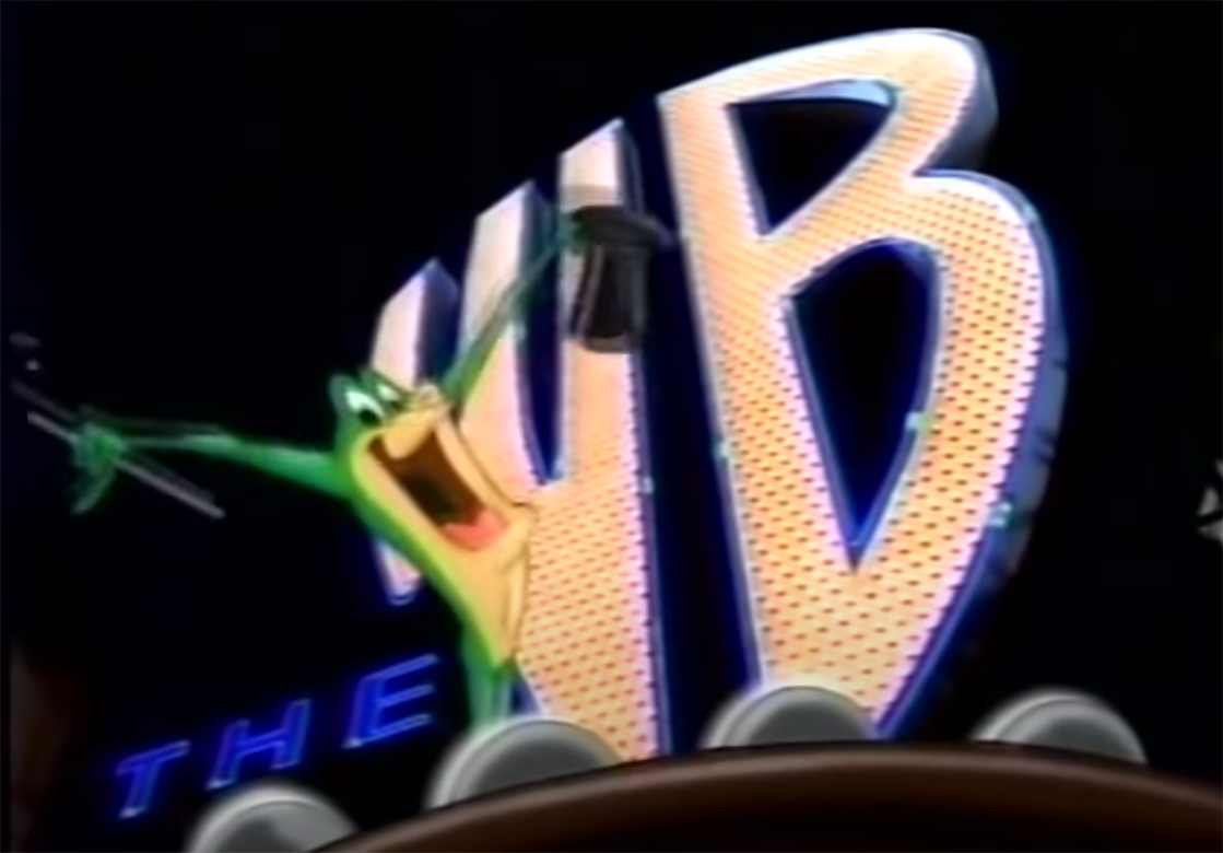 the wb logo with frog