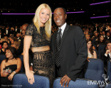 Gwyneth Paltrow and Don Cheadle in the audience during the Academy of Television Arts &amp; Sciences 63rd Primetime Emmy Awards 