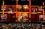 Jon Hamm and Alec Baldwin present the award for Outstanding Lead Actress in a Comedy Series