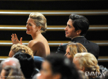 Actors Drew Barrymore and Justin Long