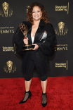 Debbie Allen speaks to the press at the 2021 Creative Arts Emmys, September 12, 2021 in Los Angeles, California.