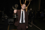 Tim Robinson from I Think You Should Leave With Tim Robinson backstage at the 75th Creative Arts Emmy Awards