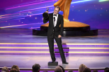 Cian O&#039;Clery accepts the award for Outstanding Directing For a Reality Program for Love On The Spectrum U.S. at the 76th Creative Arts Emmy Awards