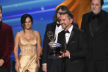 Brian J Armstrong and the sound team of Shogun accept the award for Outstanding Sound Editing for a Comedy or Drama Series for Shogun during the 76th Creative Arts Emmy Awards 