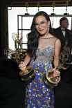 Ali Wong from BEEF backstage at the 75th Emmy Awards