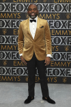 Albert Lawrence on the red carpet at the 75th Emmy Awards