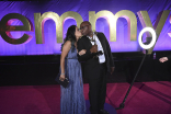 Rowena Merriweather and Allen Merriweather of Adele: One Night Only at the 2022 Creative Arts Emmy Awards Governors Gala.