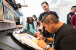 A presenter demonstrates at It&#039;s Not Just A Cartoon! Animation Day, presented by the Television Academy for its members and their families on Saturday, November 11, 2017 at the Saban Media Center in North Hollywood, California.