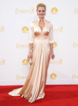 Katherine Heigl arrives at the 66th Emmy Awards.