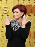 Sharon Osbourne on the red carpet at the 71st Emmy Awards.