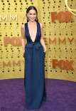 Emilia Clarke on the red carpet at the 71st Emmy Awards.