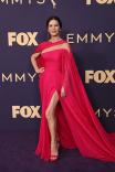 Catherine Zeta-Jones on the red carpet at the 71st Emmy Awards.