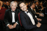 Henry Winkler and Bill Hader in the audience at the 71st Emmy Awards. 