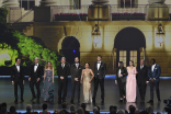 The cast of Veep present an award at the 71st Emmy Awards.