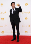 Mario Lopez arrives at the 66th Emmys. 