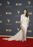 Jessica Biel on the red carpet at the 2017 Primetime Emmys. 