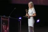 Jessica Holmes at the L.A. Area Emmy Awards presented at the Television Academy&#039;s Wolf Theatre at the Saban Media Center on Saturday, July 22, 2017, in North Hollywood, California.