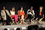 Shonda Rhimes, Ellen Pompeo, Sandra Oh, Taye Diggs and KaDee Strickland at An Evening with Shonda Rhimes and Friends. 